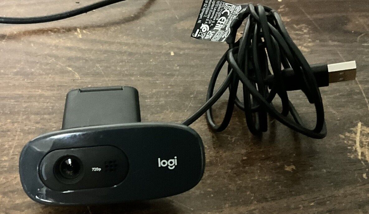 Logitech Logi C270 720p HD Webcam V-U0018 860-000598 USB-U0018 Tested NICE
