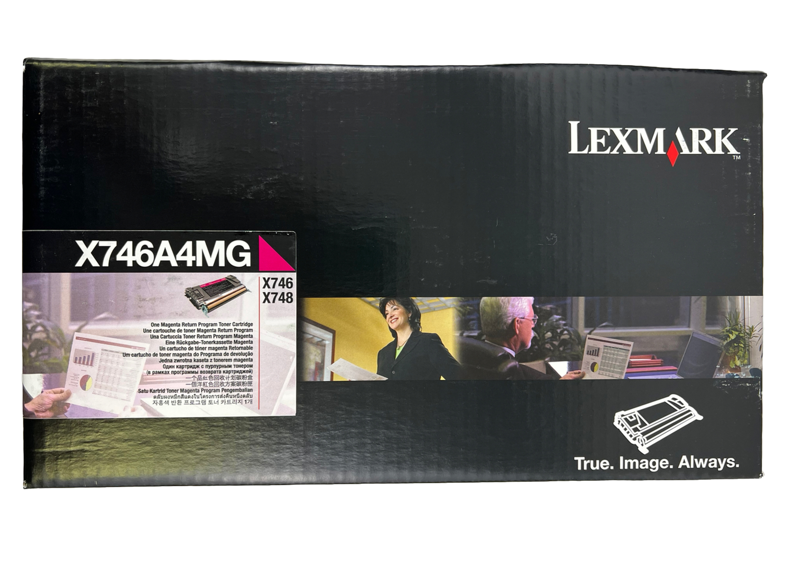 Brand New Genuine Sealed Lexmark X746A4MG Magenta X746 X748