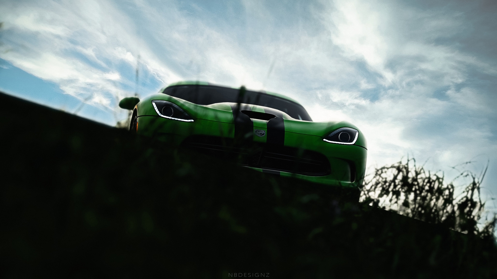 Cars dodge viper srt gts gran turismo 6 Desk Mat Stitched