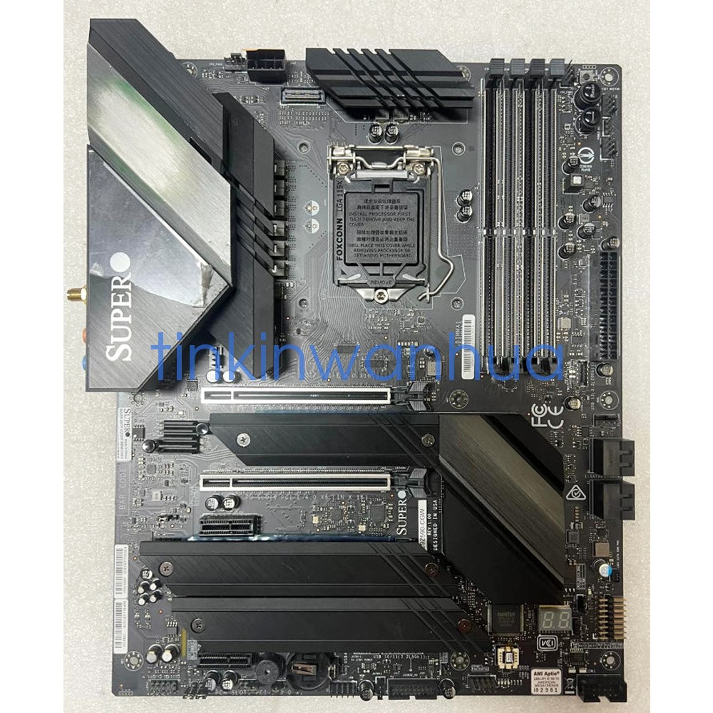 For Supermicro C9Z590-CGW Intel Z590 Single Socket LGA-1200 Server Motherboard