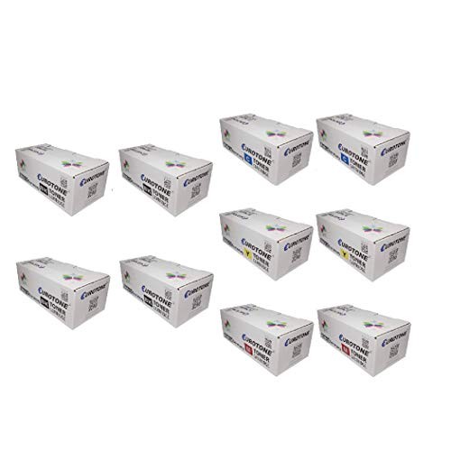 Eurotone 10x Toner Cartridge Compatible for Xerox 006R01175+006R01178 Cyan