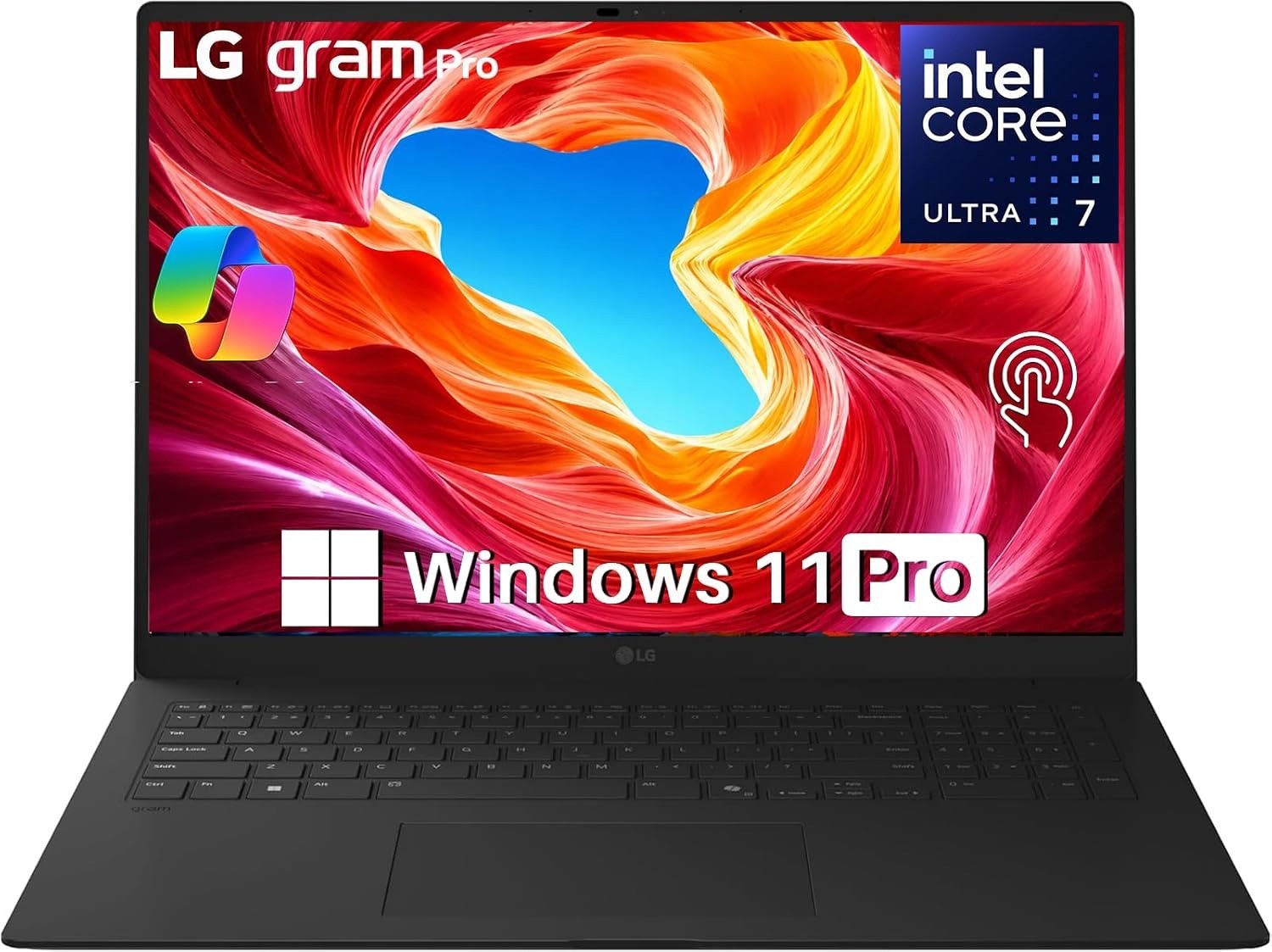 LG gram Pro 16 Touchscreen Laptop, 32GB LPDDR5X 7500MHz RAM, 1 TB SSD