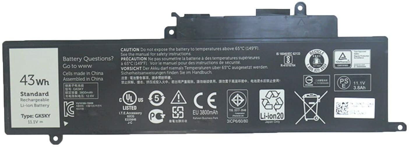 new 4K8YH 04K8YH GK5KY Battery For  Inspiron 13 7347 11 3147 04K8YH 31NP6/60/80