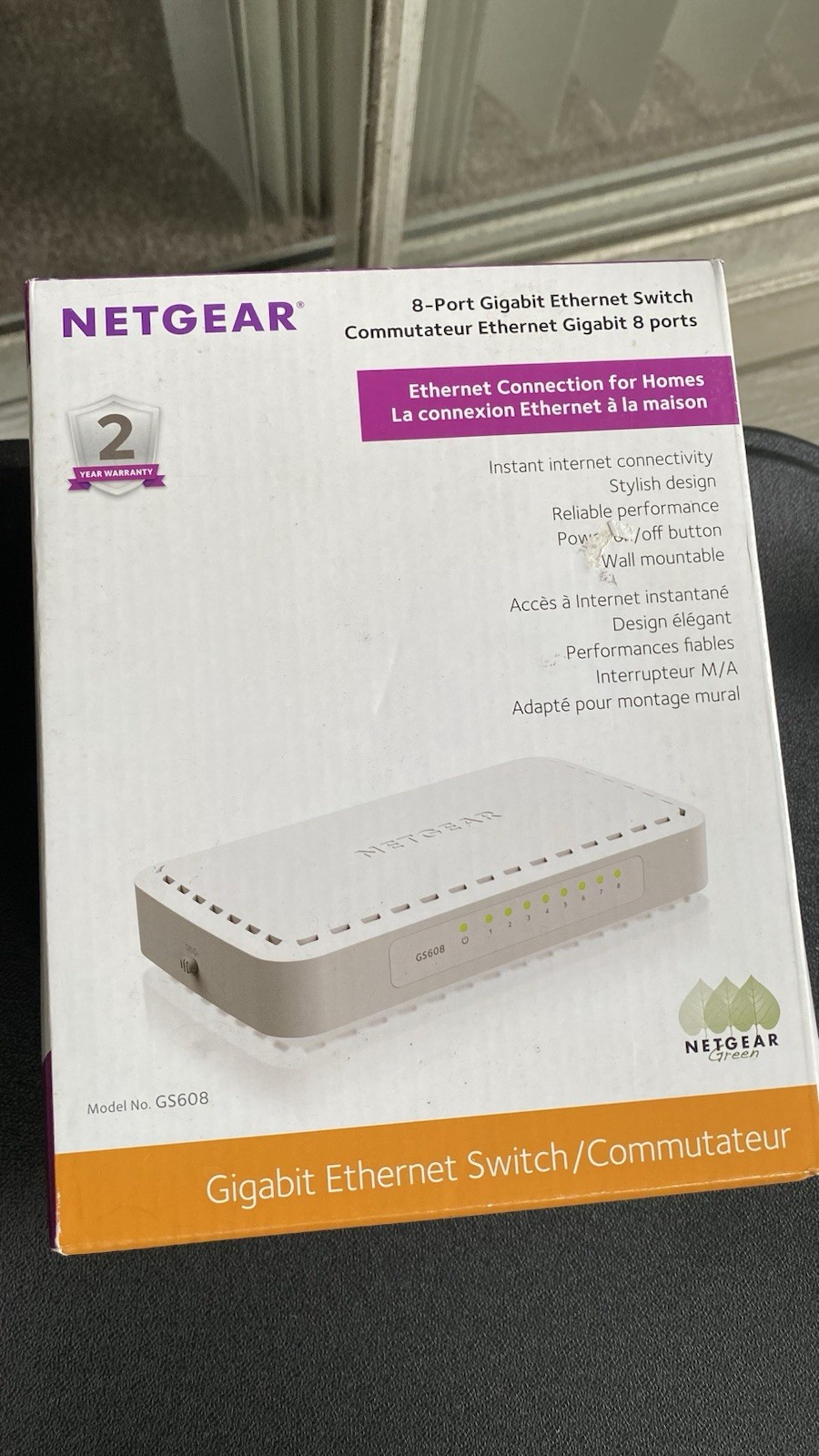 NetGear  (GS608) 8-Ports External Switch(NEW)