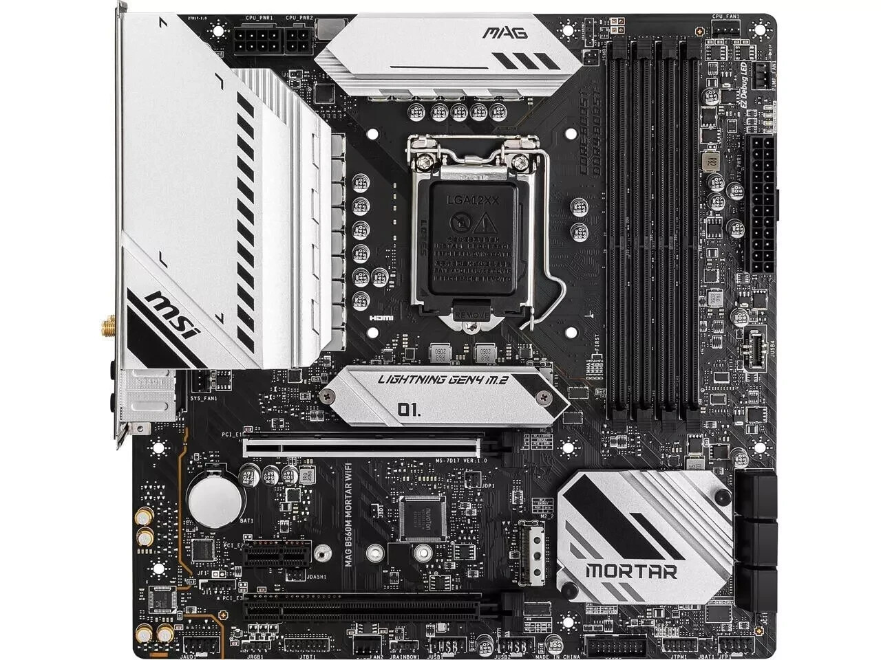 MSI MAG B560M MORTAR WIFI LGA 1200 Intel B560 Micro ATX Intel Motherboard