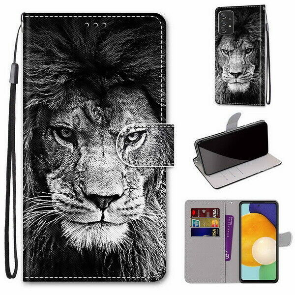 Marble Cat Flower Wallet Cover Case For OPPO A60 A40 A59 A3 A38 A36 Reno 6Z 5Z