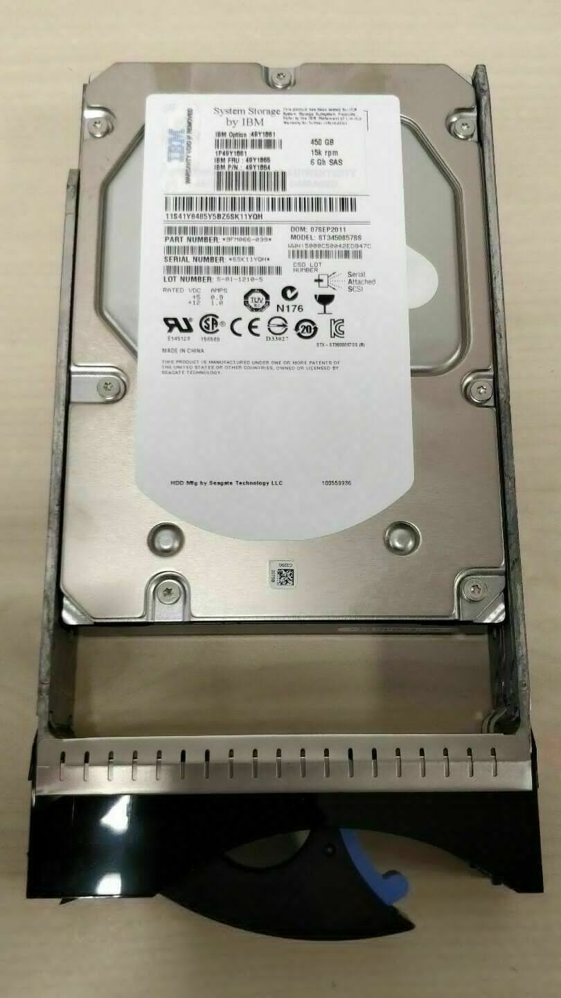 FOR IBM 49Y1861 49Y1864 49Y1865 450GB 15K SAS 6G 3.5" HDD Hard Drive