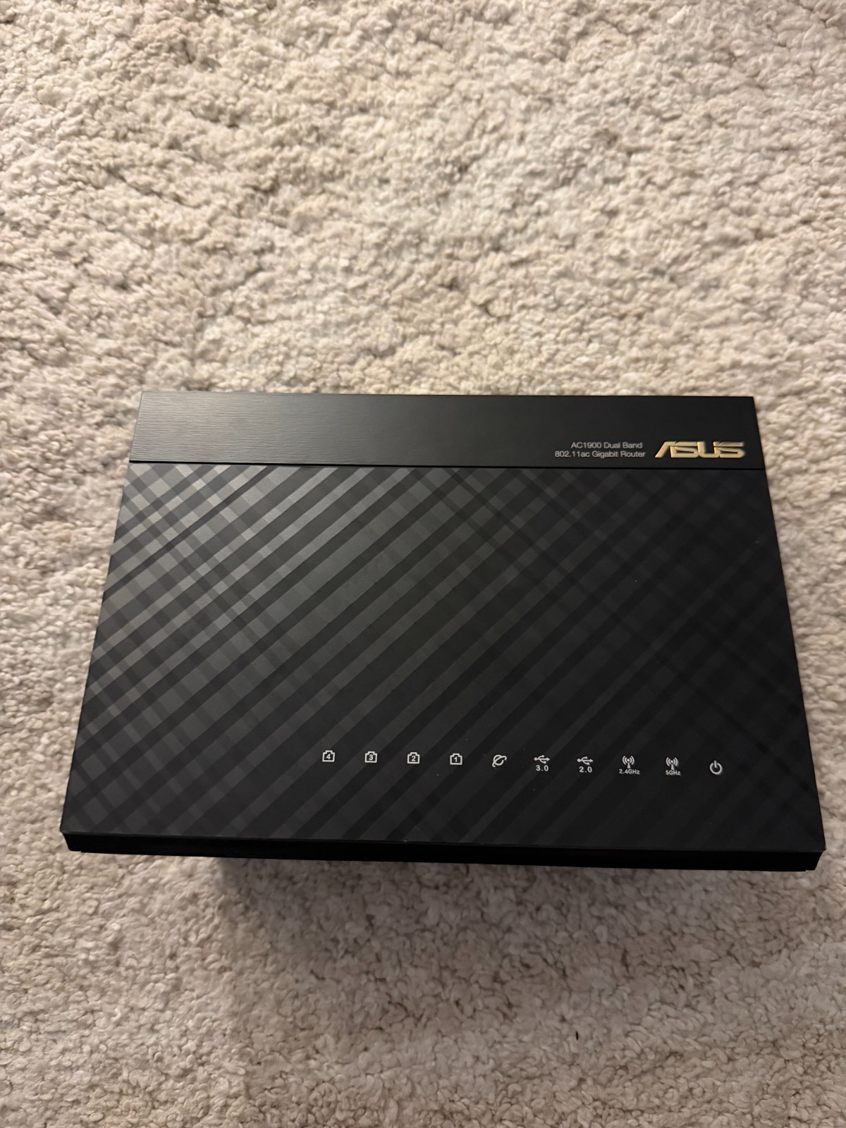 ASUS AC1900 Dual Band Wireless Internet Router - Black