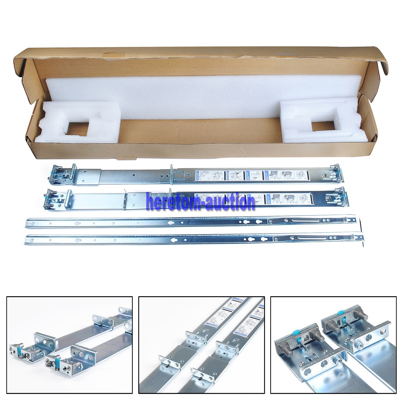 X632K STATIC READYRAIL KIT FOR DELL 1U SERVER R640 R630 R620 R440 0Y819K 053D7M