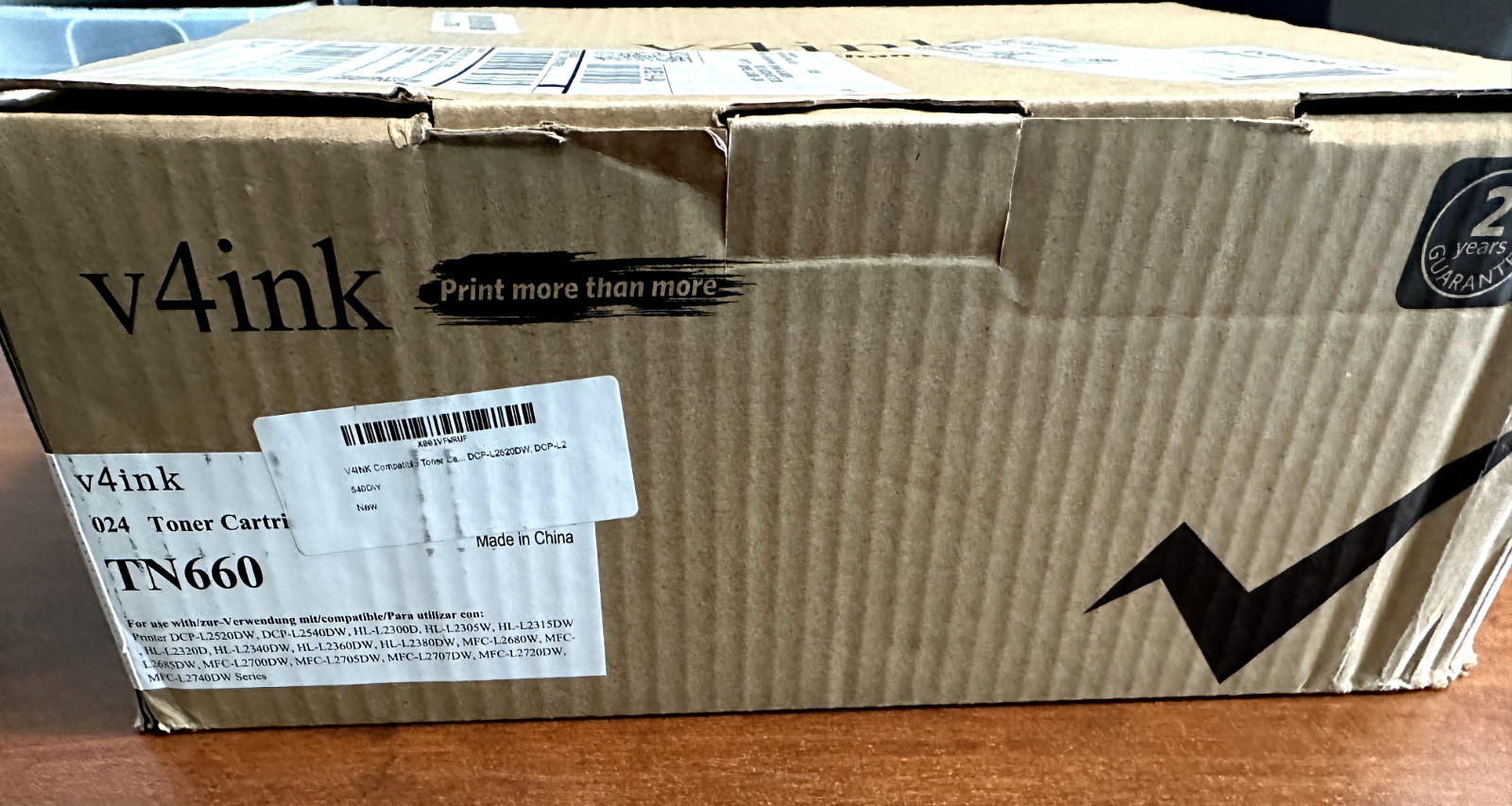 V4INK TN660 Compatible Brother TN630 Toner For MFC-L2700DW HL-L2340DW HL-L2300D