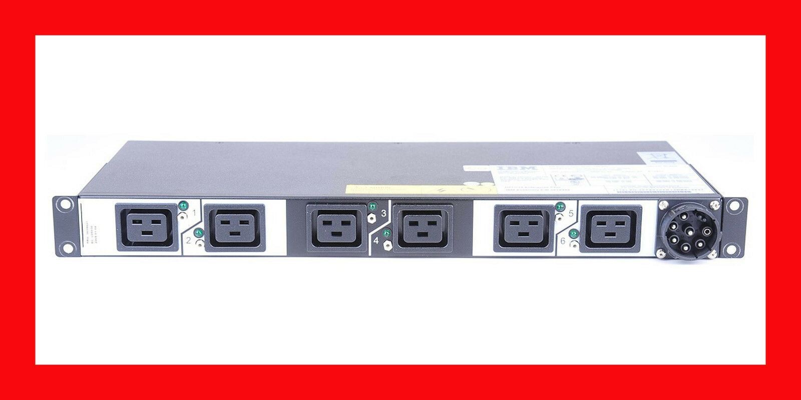 IBM Enterprise PDU 39Y8948 6x C19 60A 1U Rackmount New No Cord