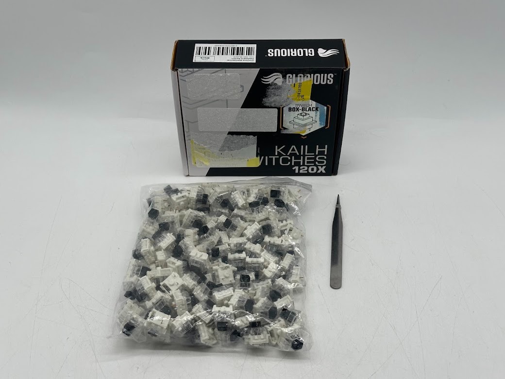 Glorious Kailh Mechanical Keyboard Switches (Black)