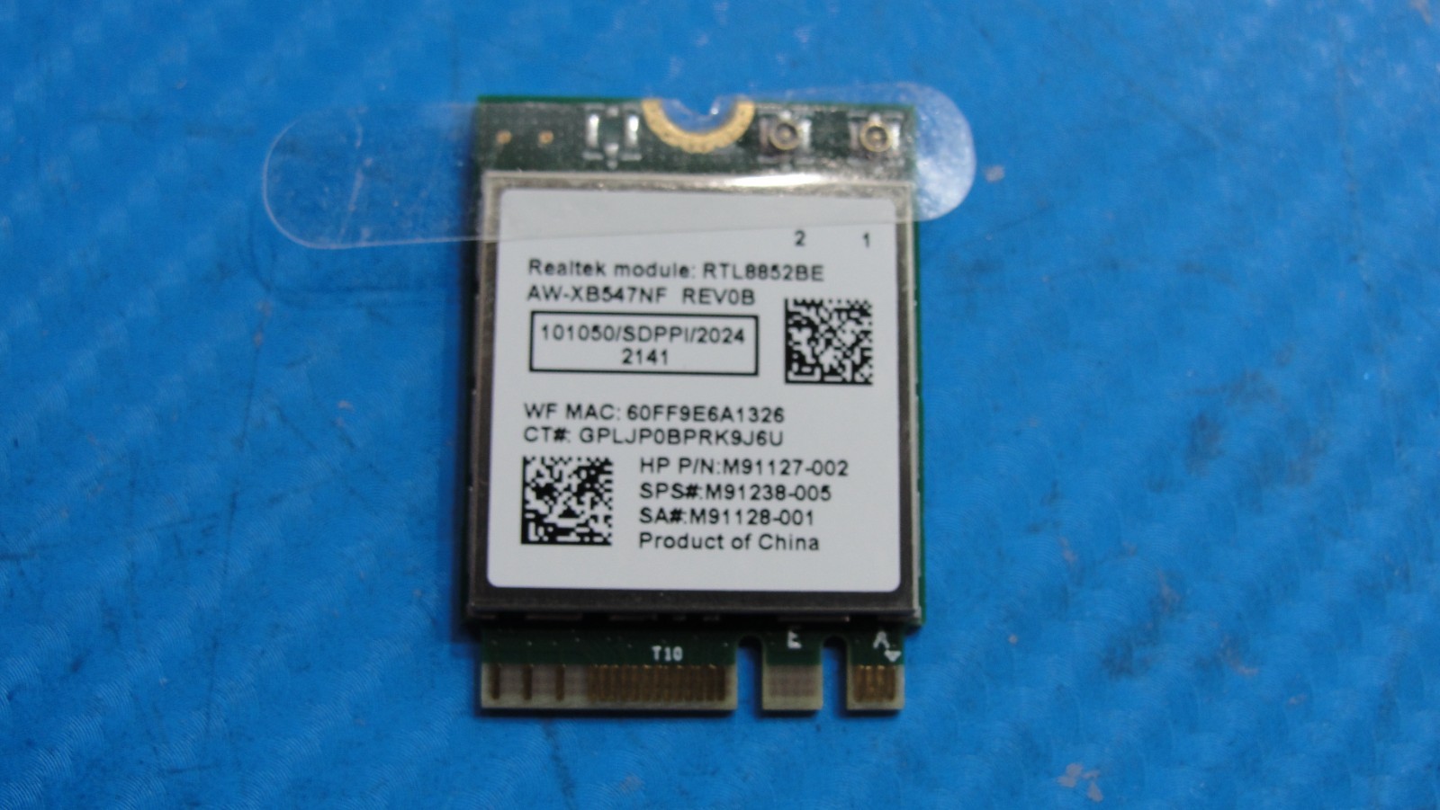 HP 17-cp2025dx 17.3" Genuine Laptop WiFi Wireless Card M91127-002 RTL8852BE