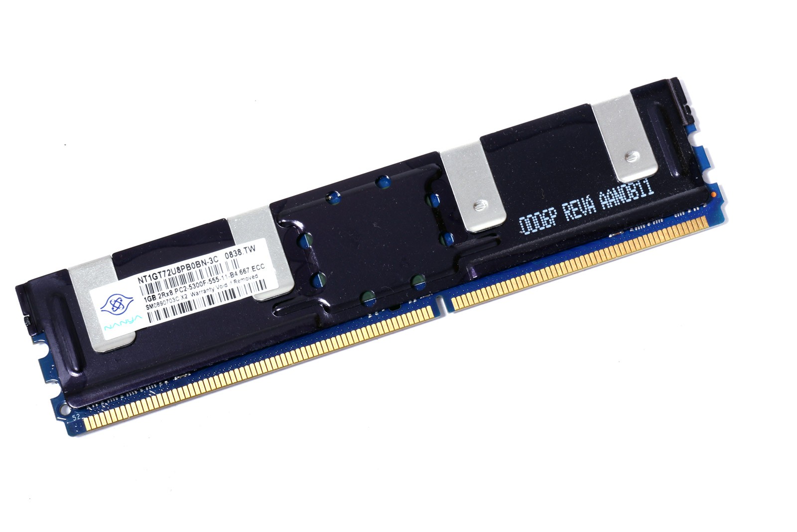 Nanya NT1GT72U8PB0BN-3C PC2-5300F-555-11-B4 1GB Server Memory RAM