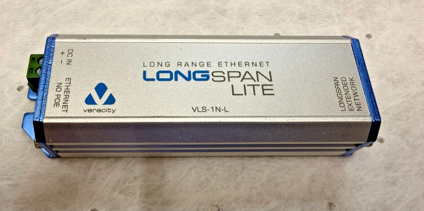 Veracity - VLS-1N-L - Veracity Single Non POE LONGSPAN Adaptor, 1 Port, No POE