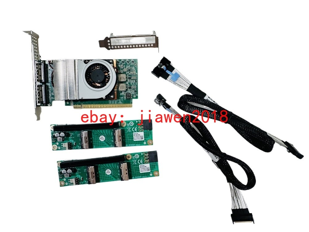 External 5.0 x16 To Two MCIO SFF-TA-1016 to X8 X8 Bifurcation Adapter Riser Card