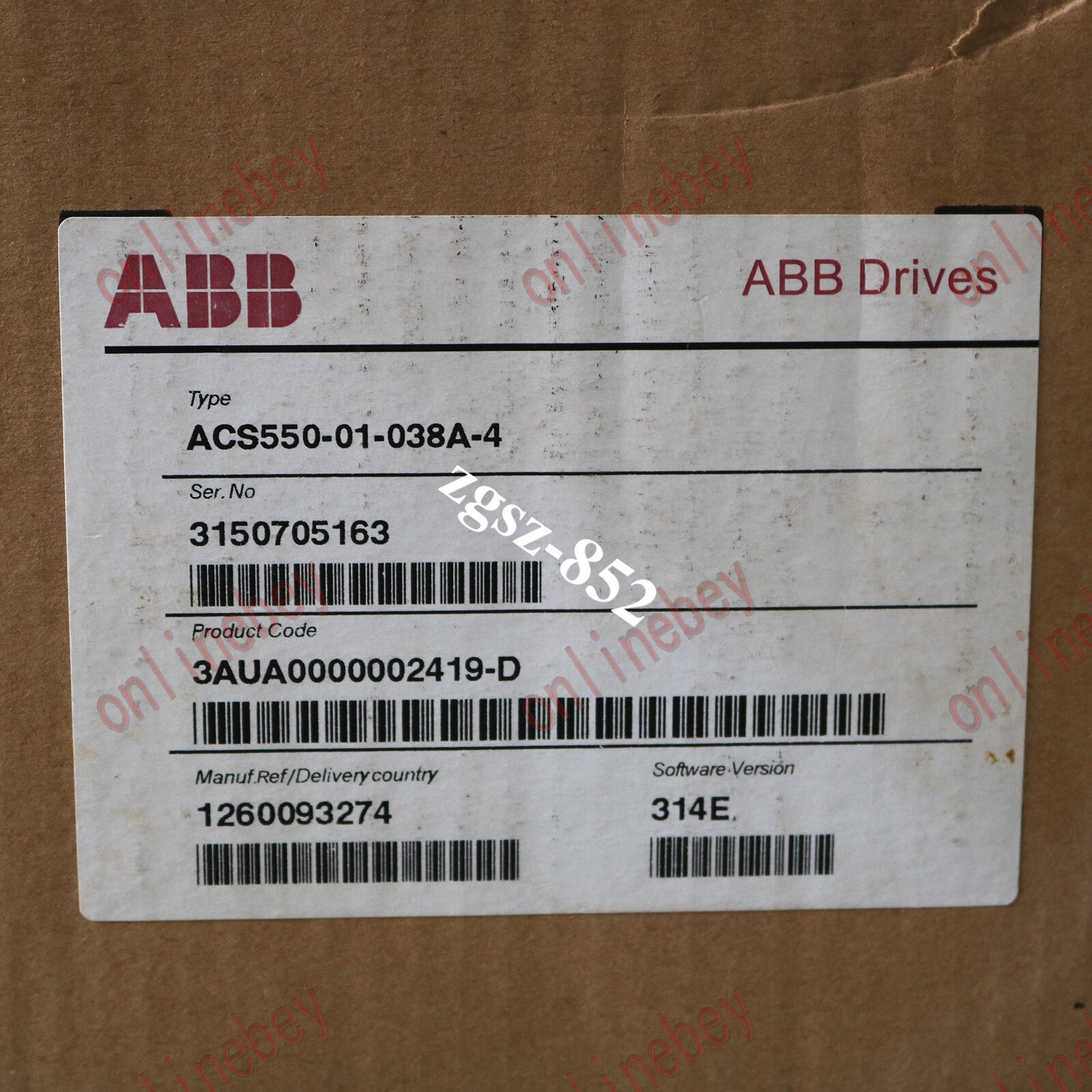 one NEW ABB inverter ACS550-01-038A-4 18.5KW Fast Delivery