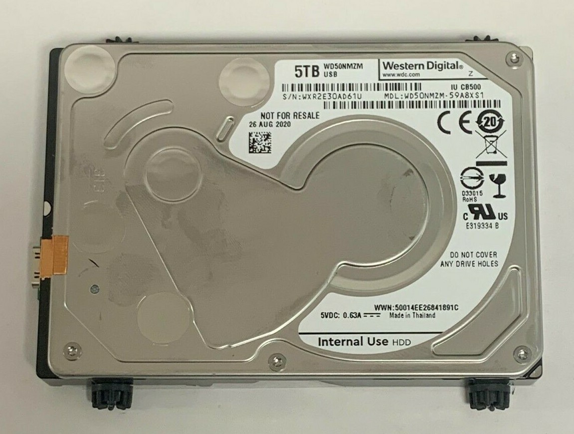 Western Digital WD WD50NMZM-59A8XS1 5TB 2.5" USB-C HDD 50014EE26841891C