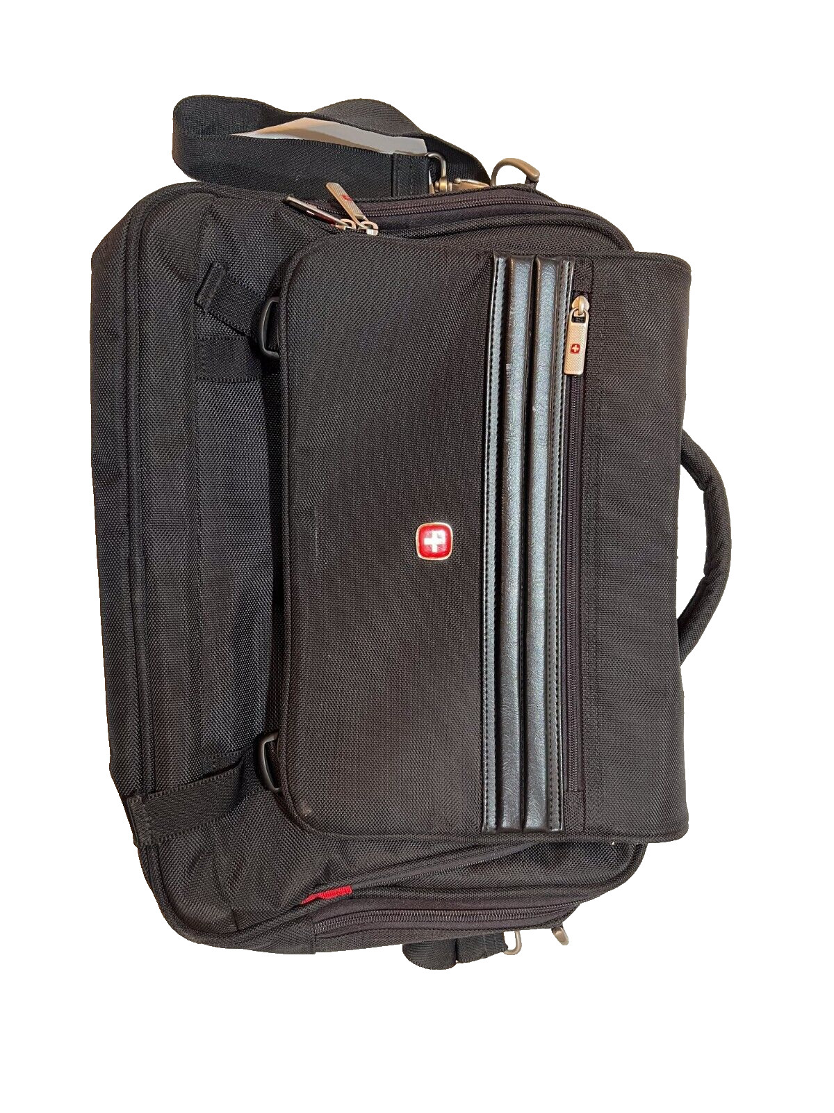 Swiss Gear SA8733 Black TSA Friendly ScanSmart Laptop Messenger Bag