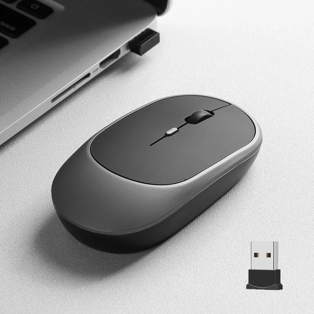 XIAOMI MI PORTABLE MOUSE WIRELESS USB BLUETOOTH MAC PC WOW Fast Shipping