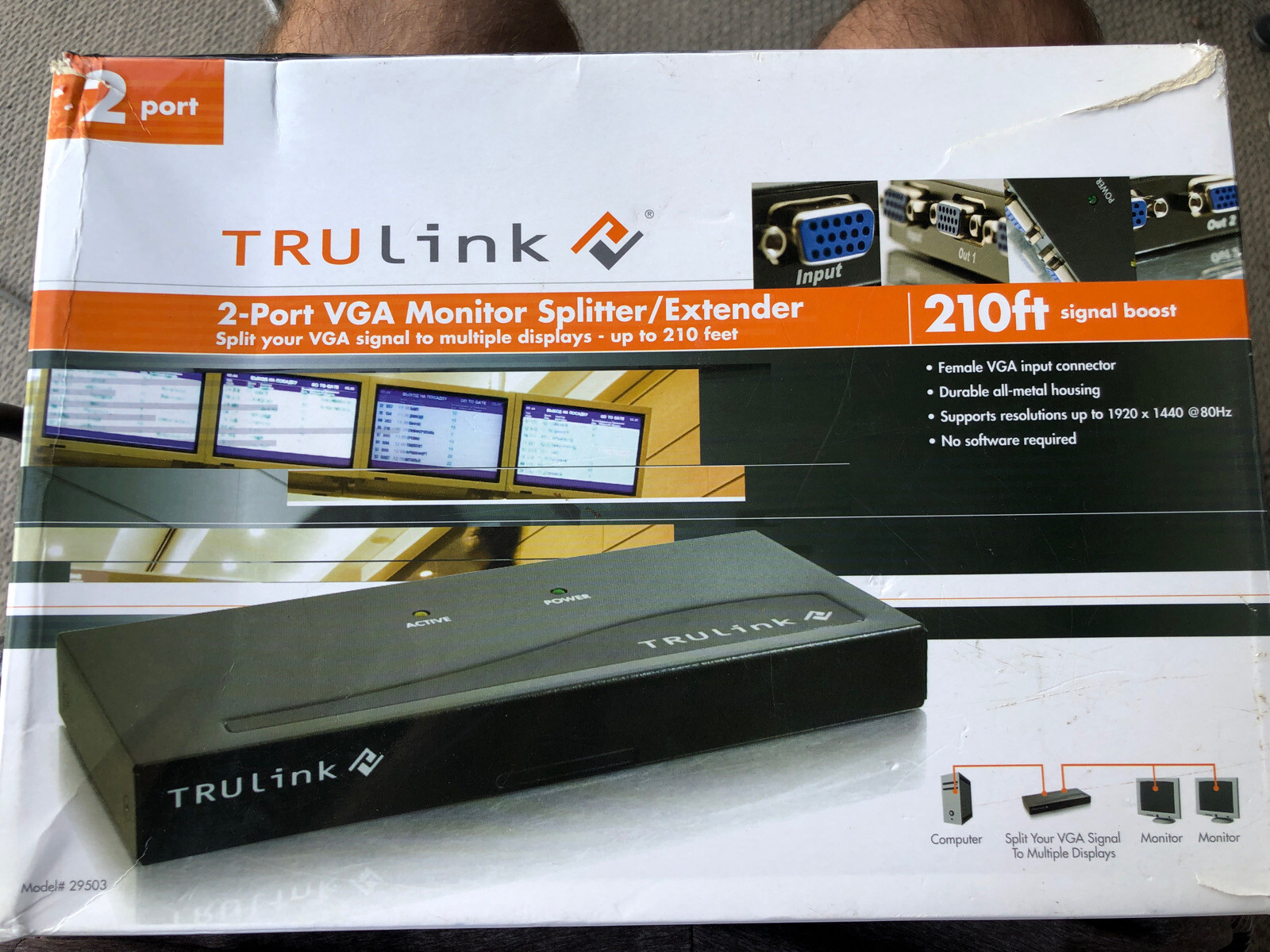 Tru Link Cables To Go  (29503) 2-Ports Network Device
