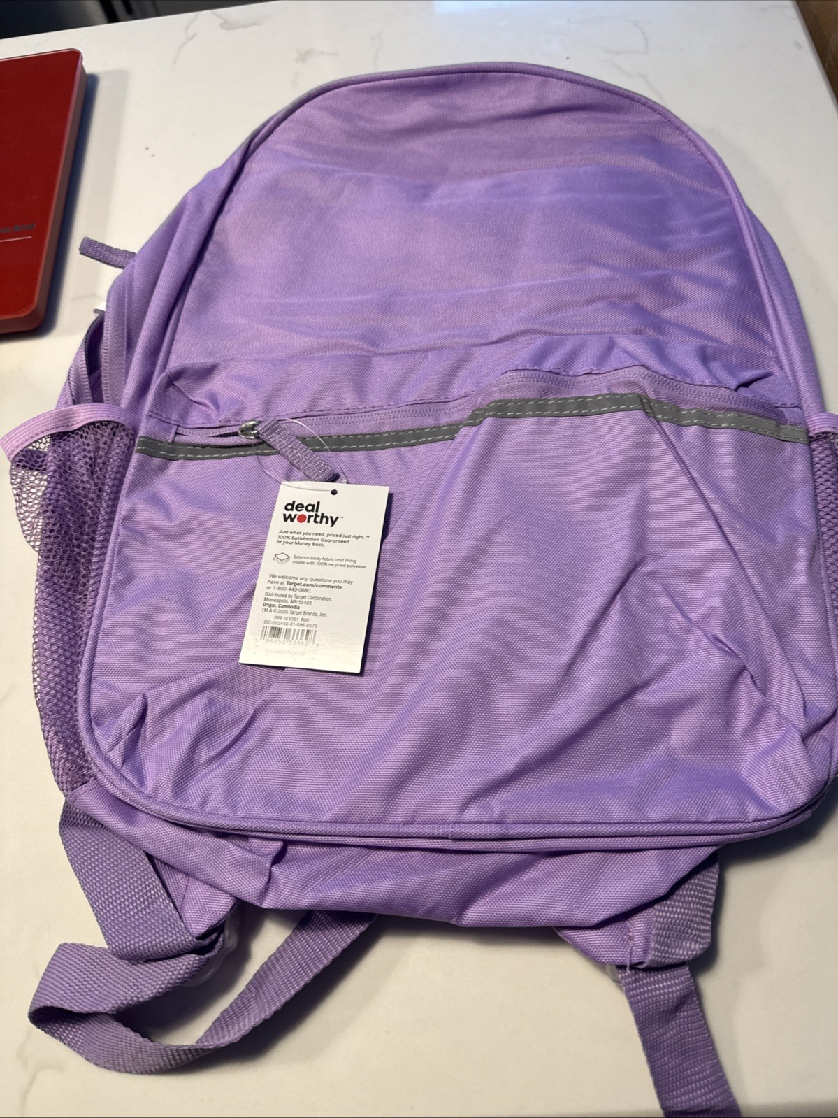 Deal Worthy Lavender Backpack Fits 15" Laptop • Lightweight School Travel Bag