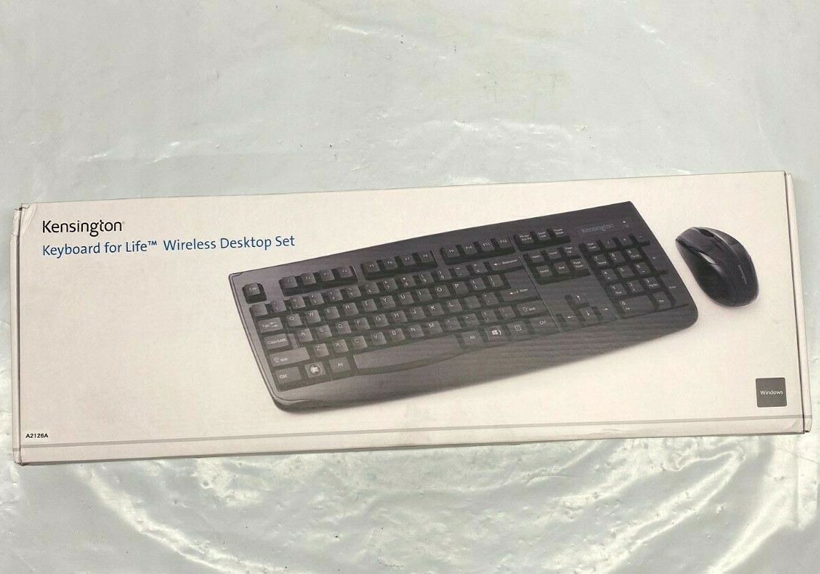Kensington Keyboard for Life Wireless Desktop Set (K75231US)