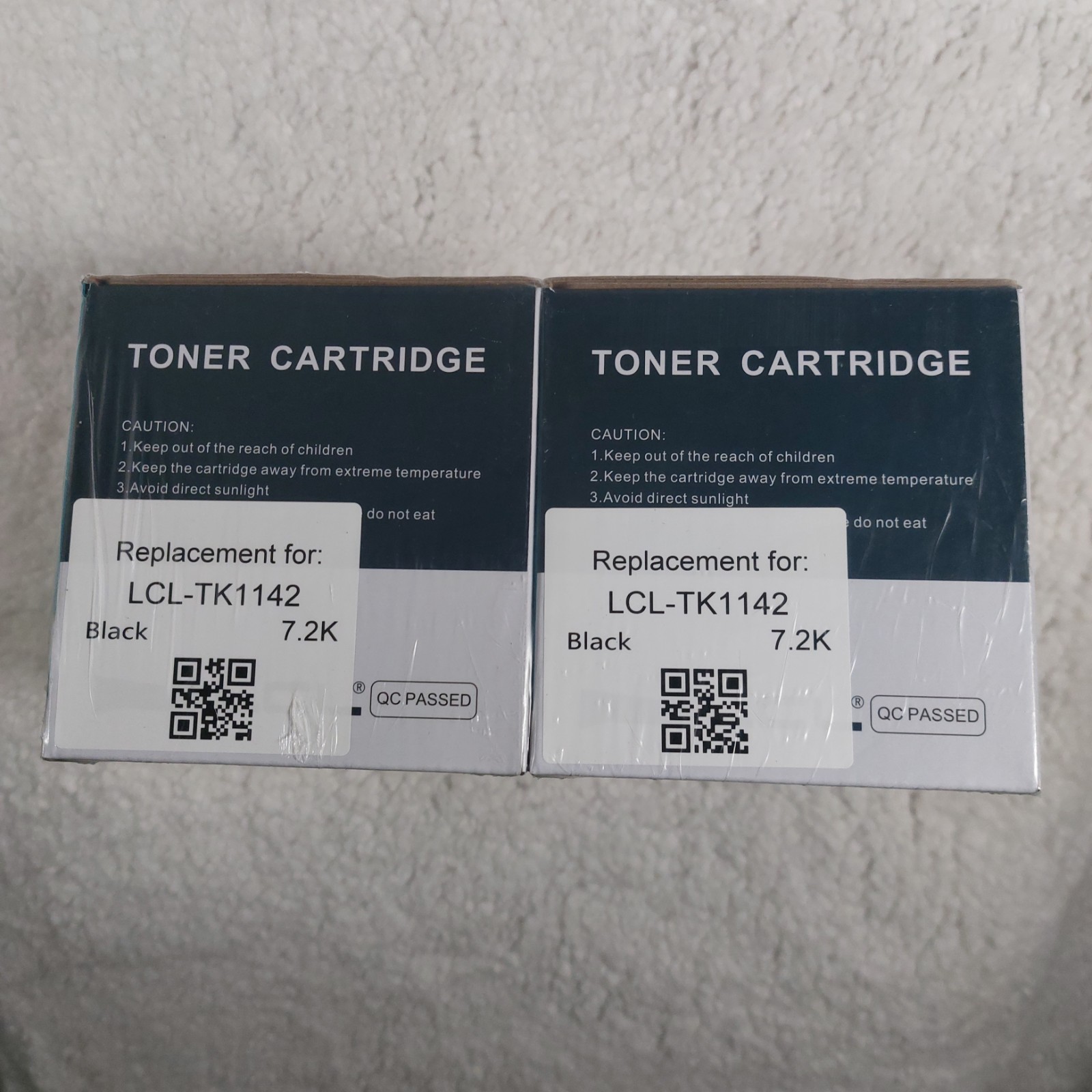 2PK TK-1142 BLACK Laser Toner Cartridge for Kyocera Mita FS-1035 FS-1135 M2535dn