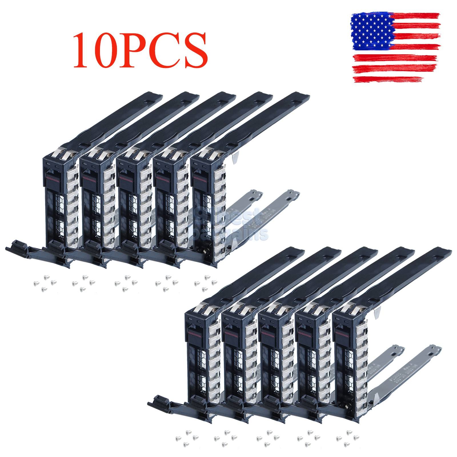 10PCS For HP DL360 DL380 DL385 ML350 ML110 G10/G11 2.5" SFF Drive Caddy P22892