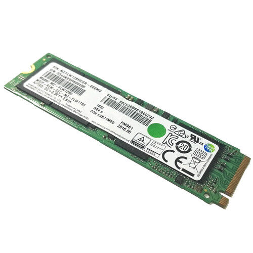 Samsung PM961 128GB MZ-FLW1280 2280 M.2 PCI Express X4 NVME SSD