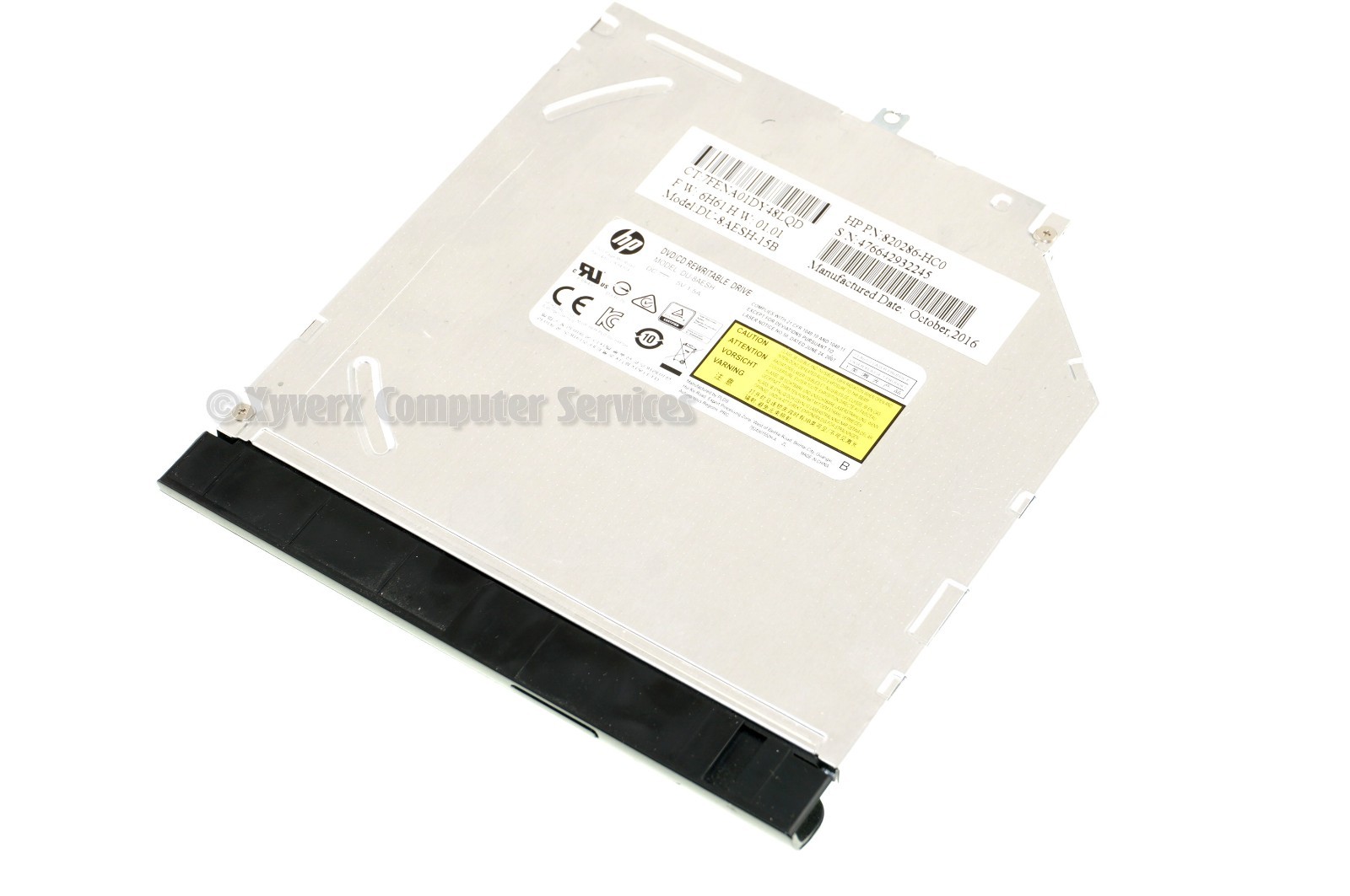 858505-001 DU-8AESH-15B HP DVD DRIVE W/BEZEL COVER SILVER 15-BA009DX (C) (CG34)