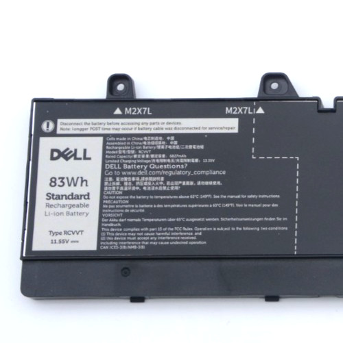 Original RCVVT Battery for Dell Precision 7670 7680 7770 7780 NWDC0 X26RT NEW