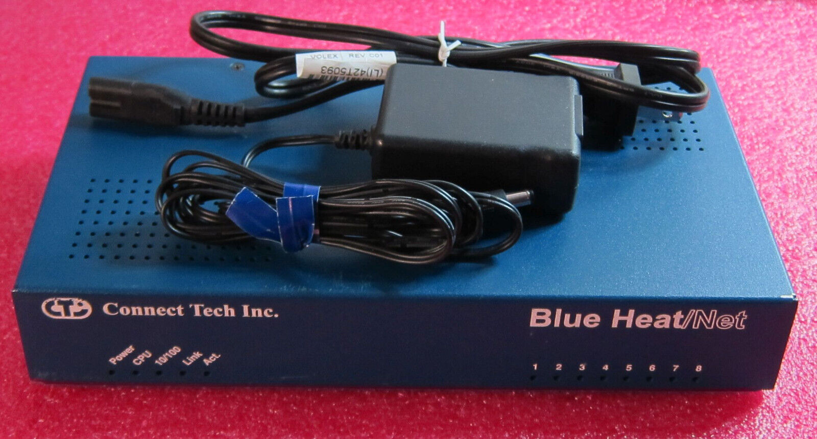 Genuine CTI Connect Tech Blue Heat/Net BNG630, 9D, 8 Port, With Surge F.W. 1.47