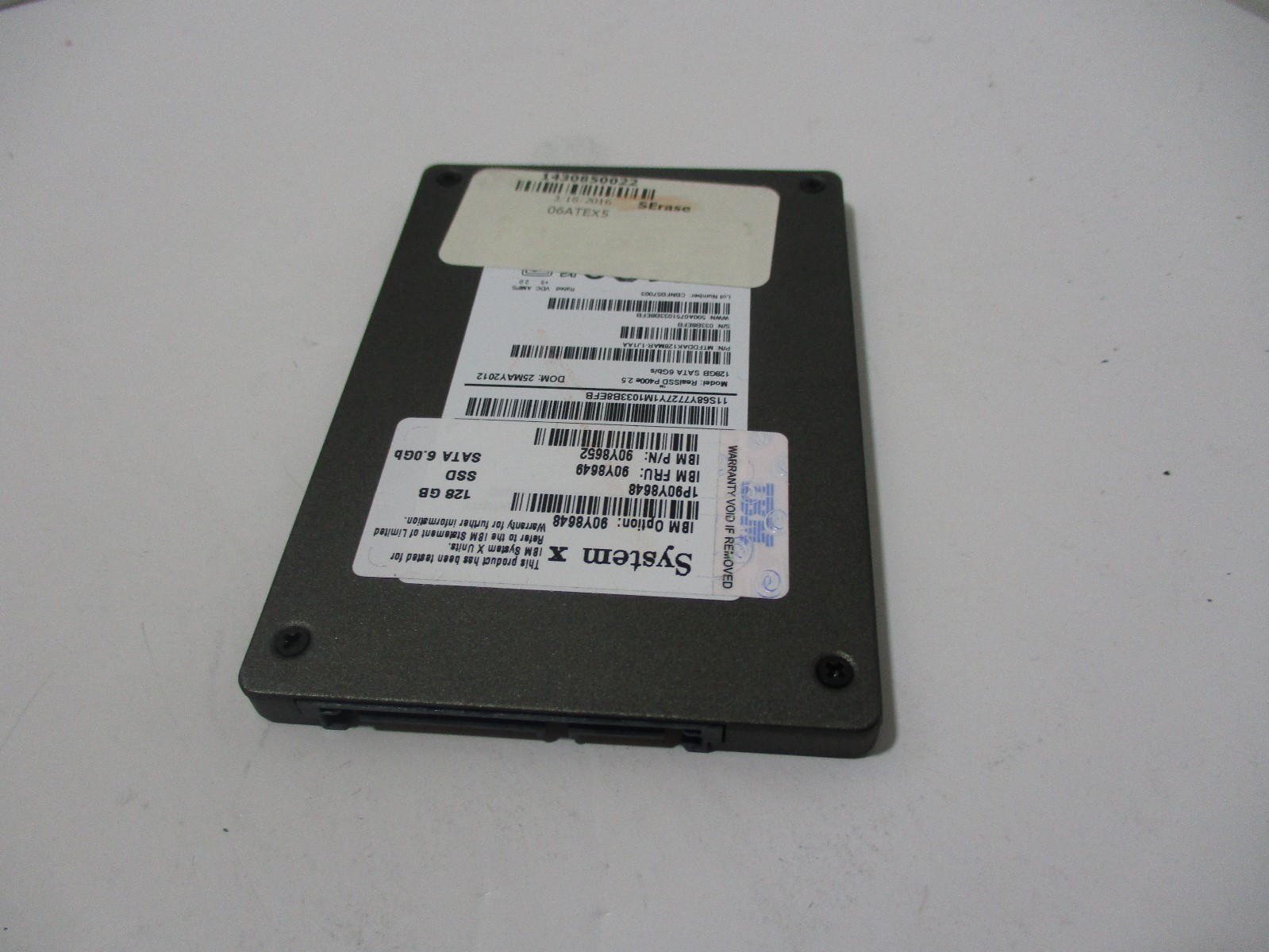 IBM 90Y8648 90Y8649 90Y8652 128GB 6.0Gb 2.5" SATA SSD 
