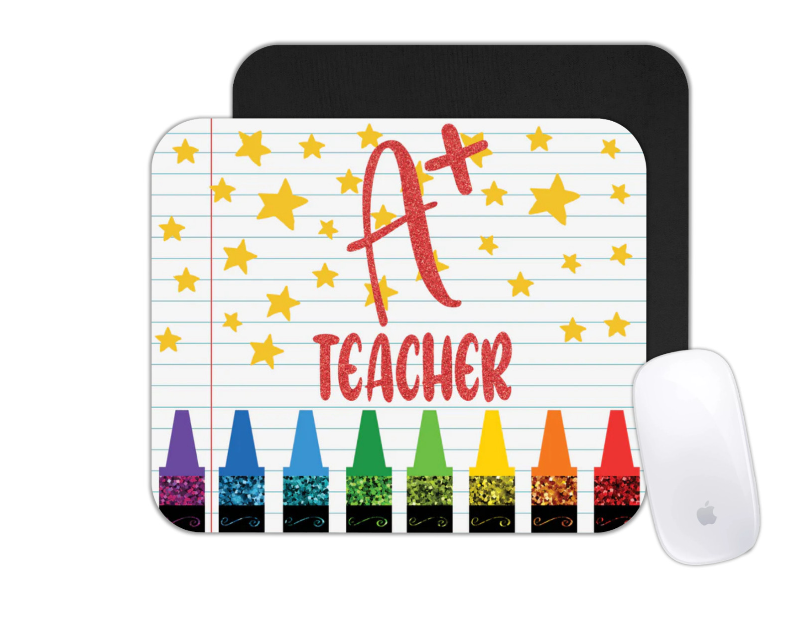 Custom Mouse Pad Office Desk Mat A+ Teacher | Teacher Appreciation