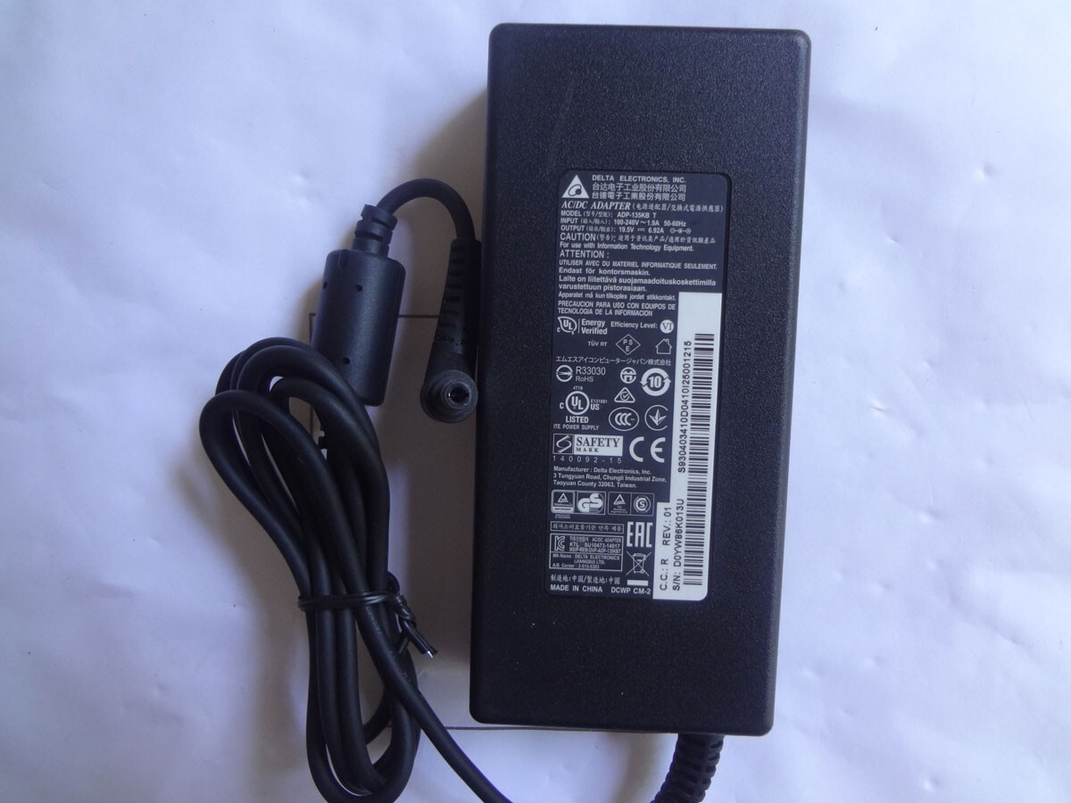 100%Original 19.5V 6.92A ADP-135KB T For MSI MS-16JF GV62 8RC 135W AC Adapter