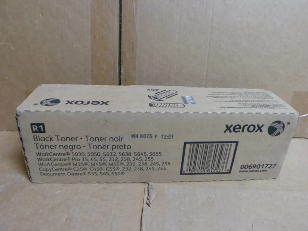 Xerox 006R01727 Black Toner Workcentre 5030 Genuine OEM Sealed