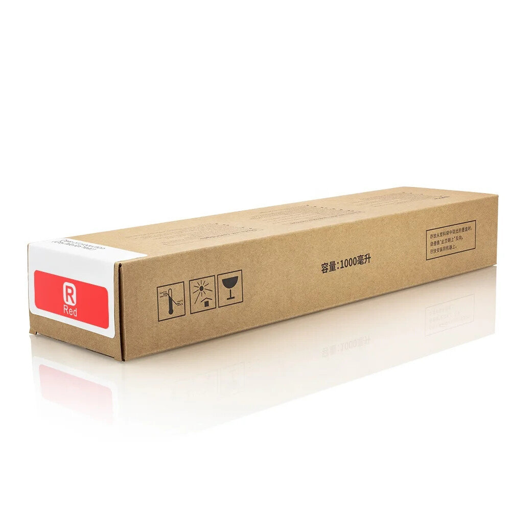 1000ml/PC S-6796 Compatible Ink Cartridge Red With Chip for Riso 2150 Printer