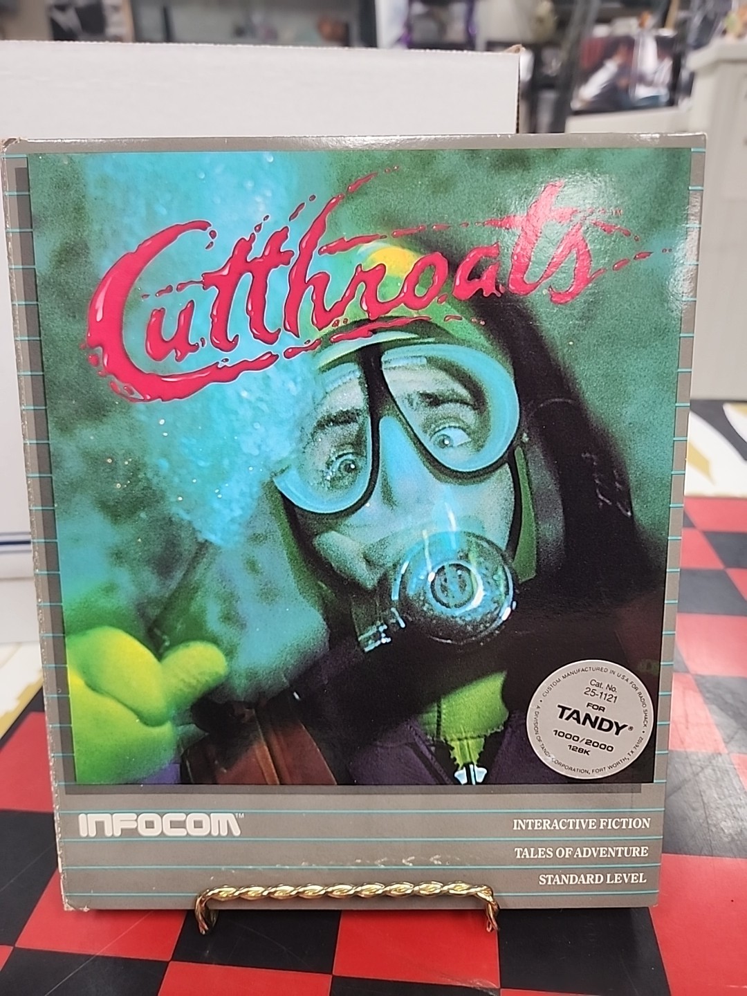 Cutthroats Tandy Version, IN BOX, Infocom,  t-28
