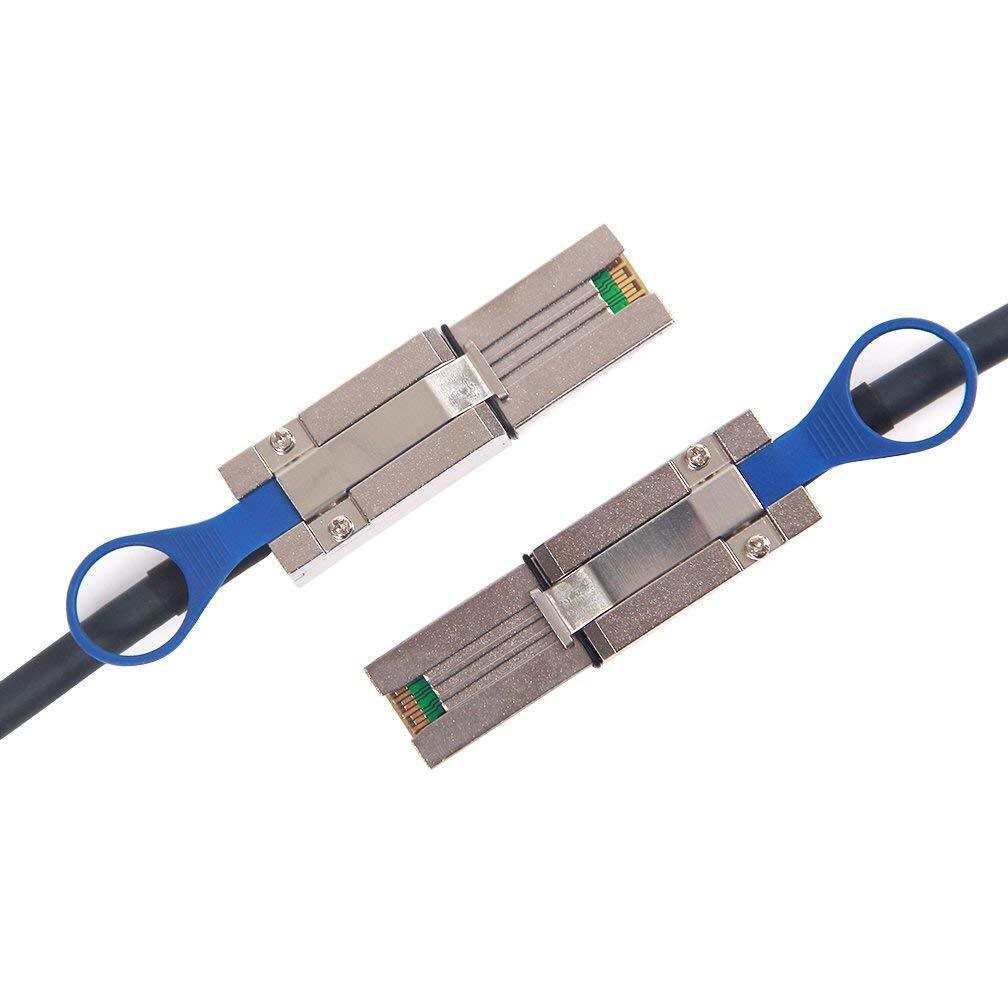 SFF-8088 to SFF-8088 External Mini SAS HD Cable 3G/6Gbps SAS2.0 Hybrid Cable