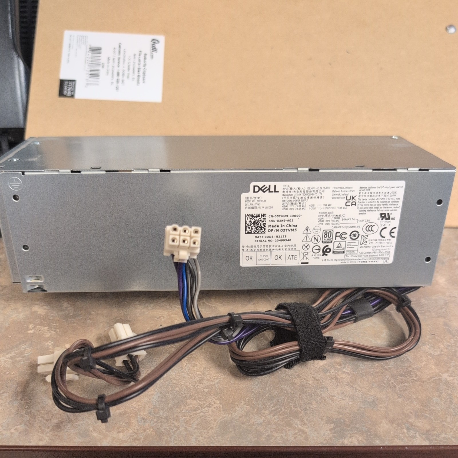 Dell Optiplex 3080 3090 5080 5090 7080 7090 SFF 200W Power Supply