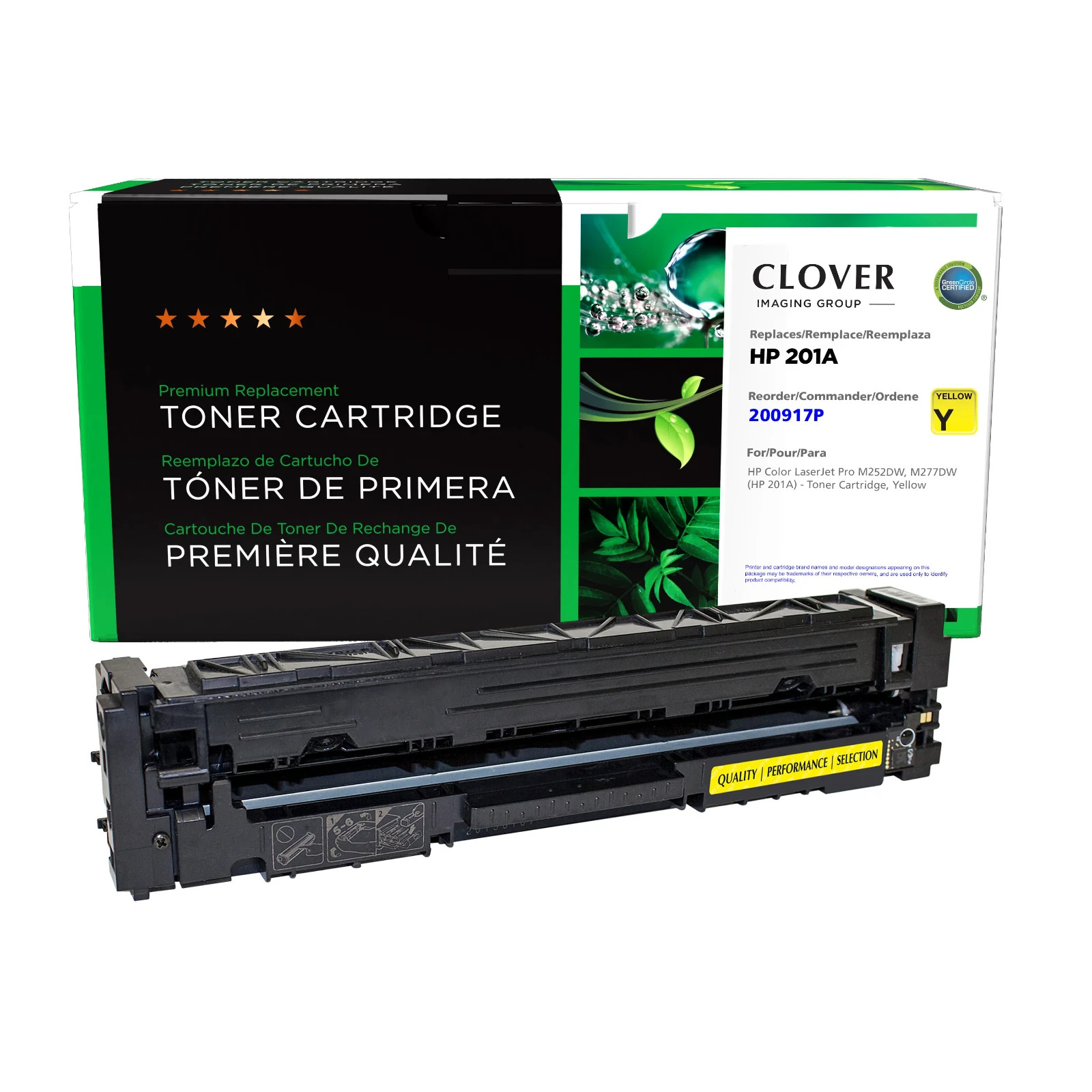 Yellow  MSE CF402A Compatible Toner Cartridge HP 201A 1.4K Yield M277