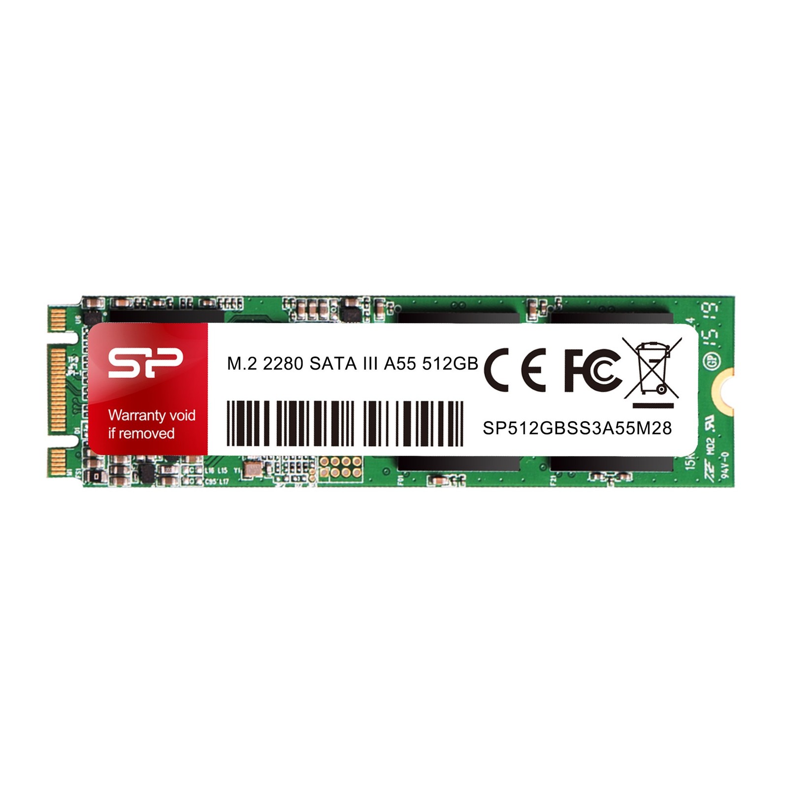 Silicon Power 512GB A55 M.2 SSD SATA III Internal Solid State 512GB,