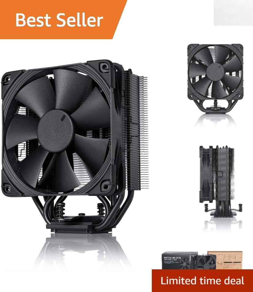 NH-U12S chromax.Black CPU Cooler - Ultimate Cooling for Intel & AMD