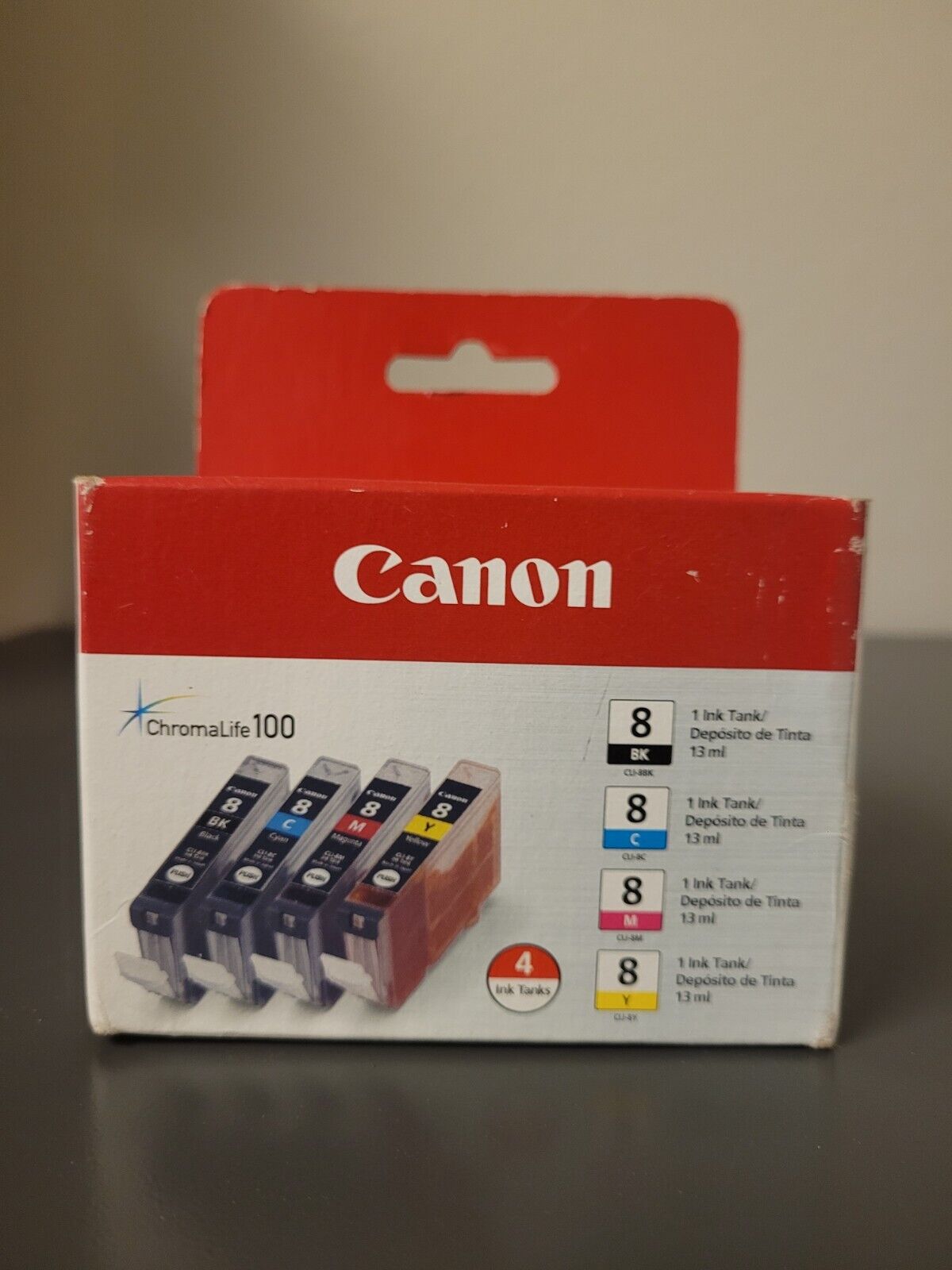 Canon Chromalife 100 Ink Cartridges New Old Stock 4 Cartridges NIB