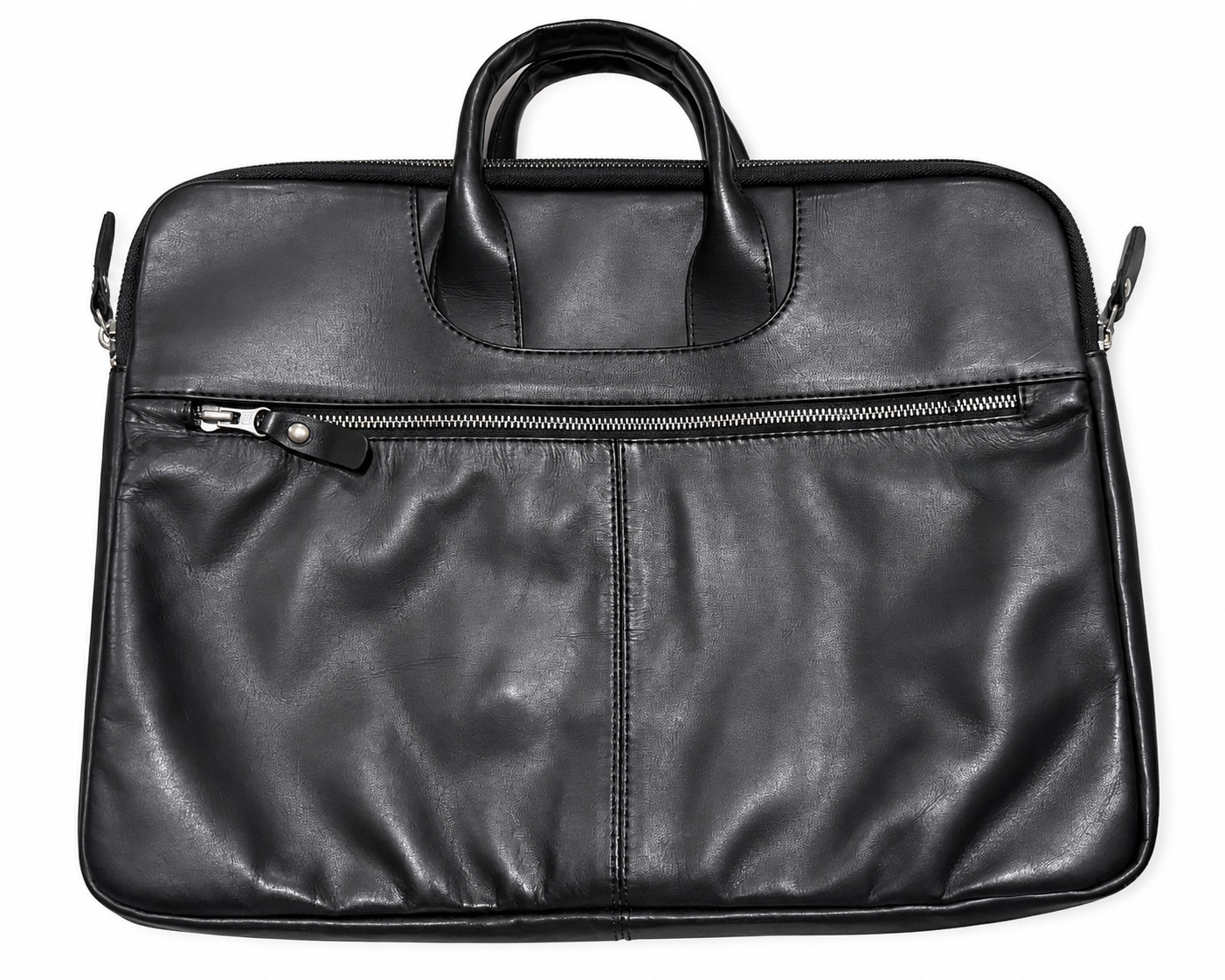 Men's Genuine Leather Laptop Briefcase Business Office Work Hand Carry Bag