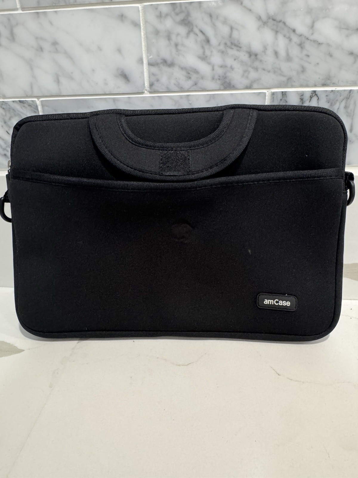 amCase Chromebook Case-14 inch Travel/Carry Sleeve with Handle-Black…