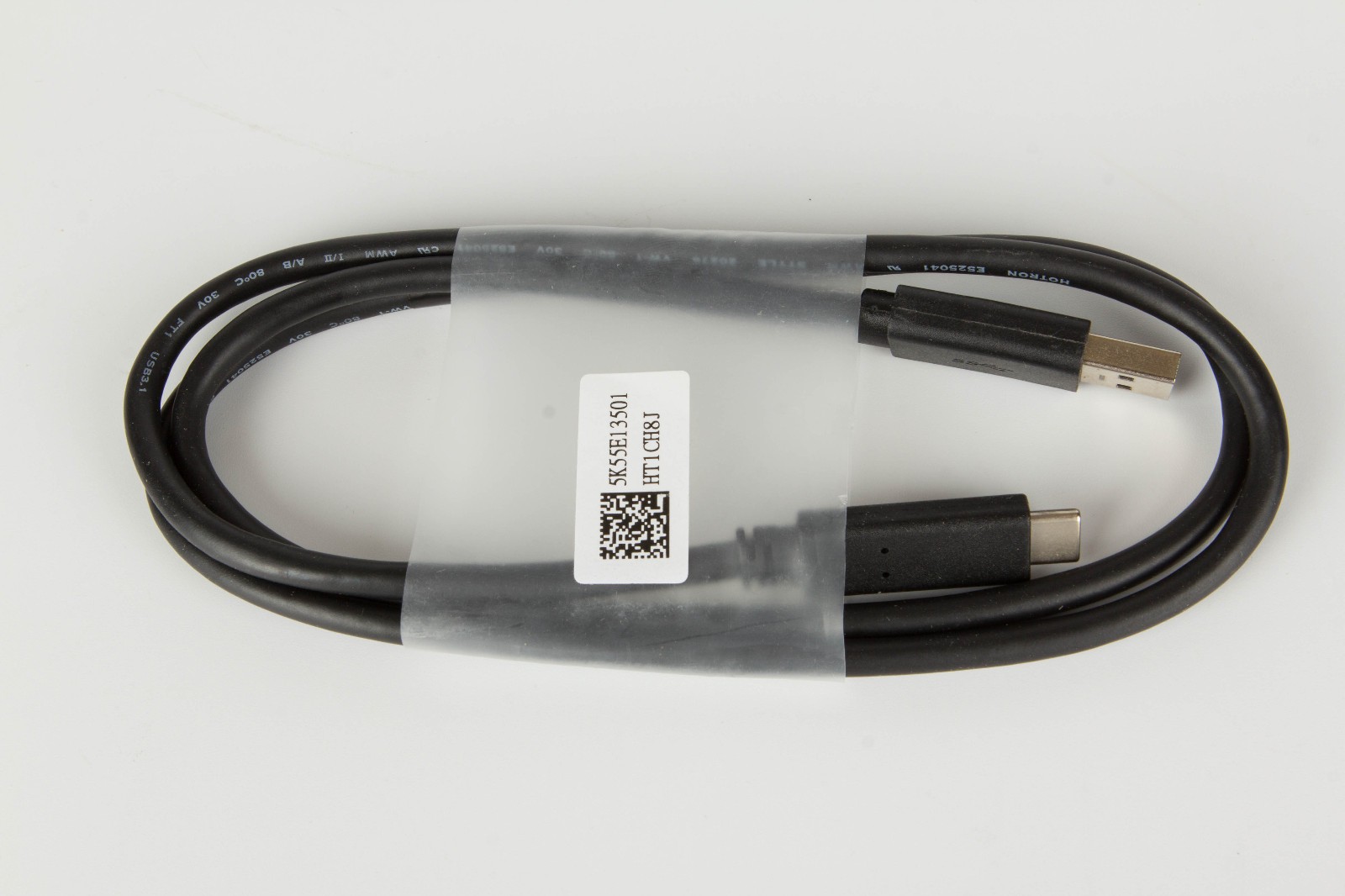 Dell 5K55E13501 USB-C to USB-A 3.0 Type AC USB Cable Black 3ft - New (Lot of 10)