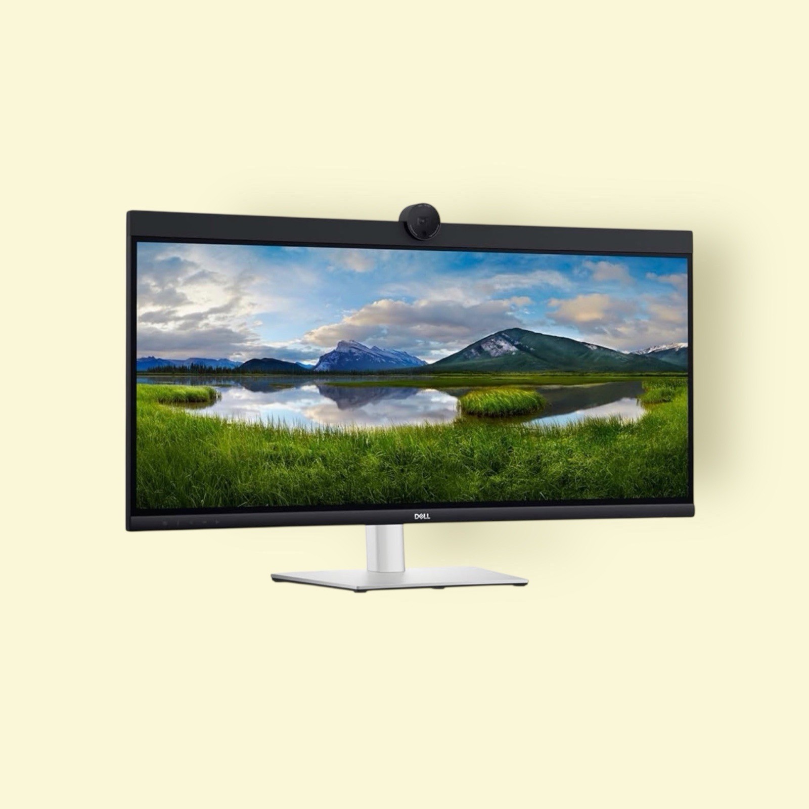 Dell P3424WEB 34” 2K 1440P Curved Video Conferencing UHD IPS Monitor USB-C Hub