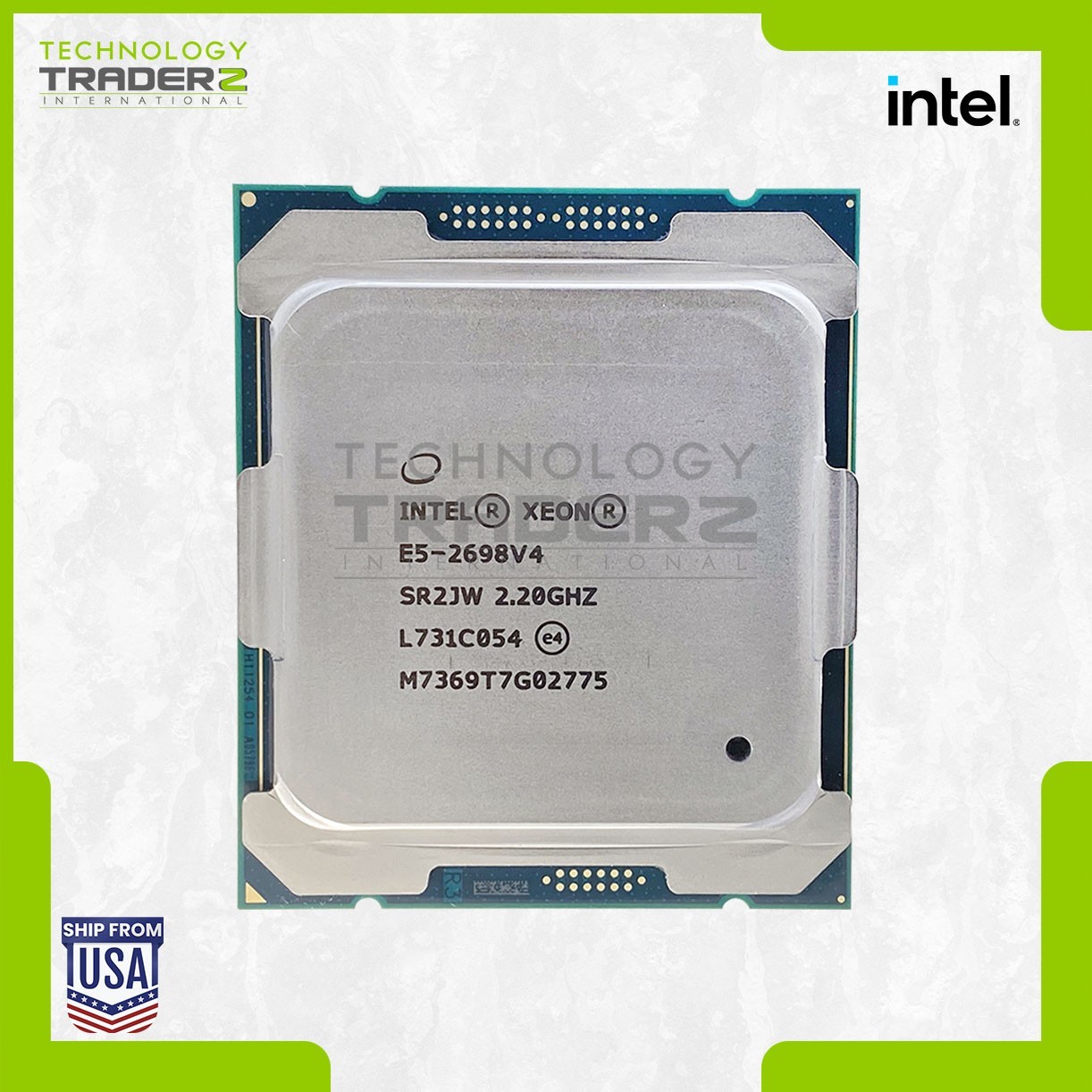 SR2JW Intel Xeon E5-2698 V4 20-Core 2.20GHz 50MB 135W Processor